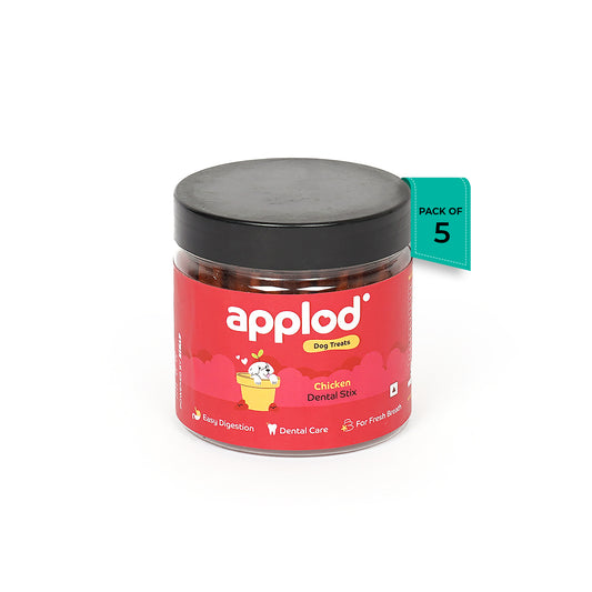 Applod Dental Stix Chicken Flavour Dog Treat - 220g